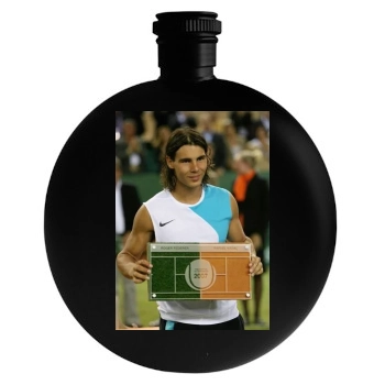 Rafael Nadal Round Flask