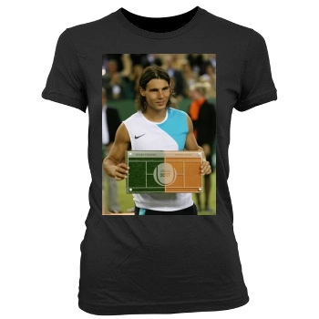 Rafael Nadal Women's Junior Cut Crewneck T-Shirt