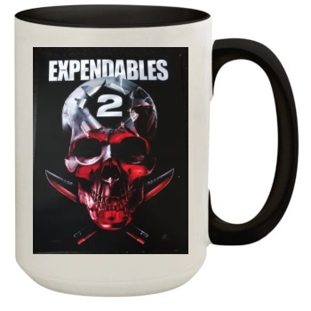 The Expendables 2 (2012) 15oz Colored Inner & Handle Mug