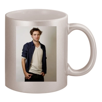 Robert Pattinson 11oz Metallic Silver Mug