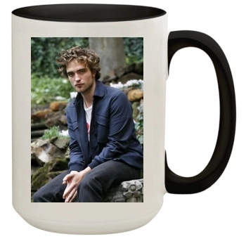 Robert Pattinson 15oz Colored Inner & Handle Mug