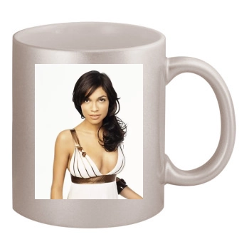 Rosario Dawson 11oz Metallic Silver Mug