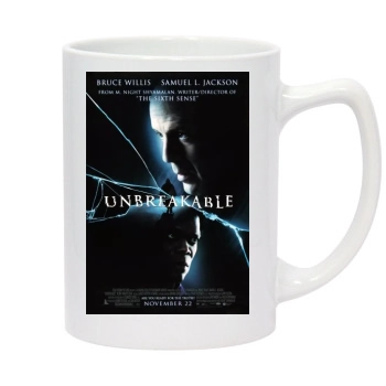 Unbreakable (2000) 14oz White Statesman Mug