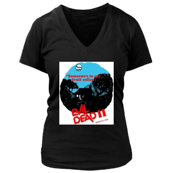 Evil Dead II (1987) Women's Deep V-Neck TShirt