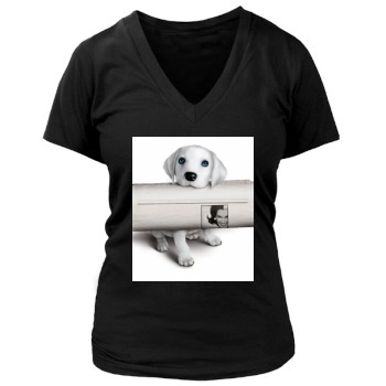 102 Dalmatians (2000) Women's Deep V-Neck TShirt