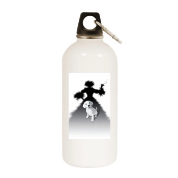 102 Dalmatians (2000) White Water Bottle With Carabiner