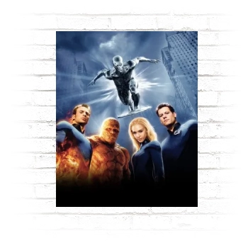 4: Rise of the Silver Surfer (2007) Poster