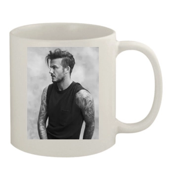 David Beckham 11oz White Mug