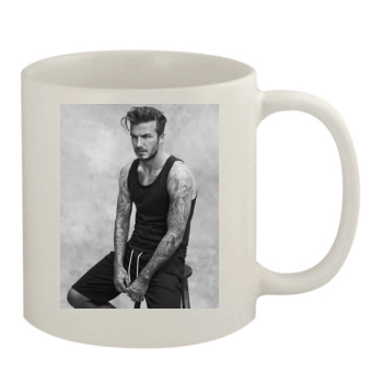 David Beckham 11oz White Mug