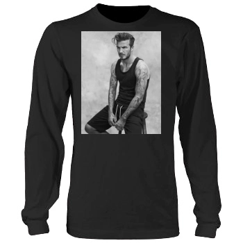 David Beckham Men's Heavy Long Sleeve TShirt