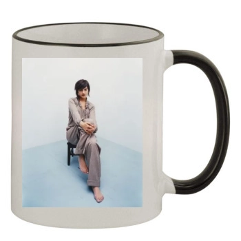 Camilla Belle 11oz Colored Rim & Handle Mug