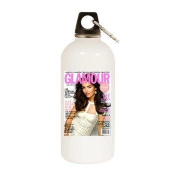 Camilla Belle White Water Bottle With Carabiner