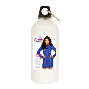 Camilla Belle White Water Bottle With Carabiner