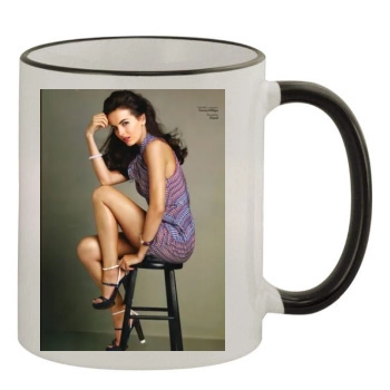 Camilla Belle 11oz Colored Rim & Handle Mug