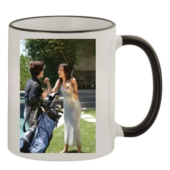 Camilla Belle 11oz Colored Rim & Handle Mug