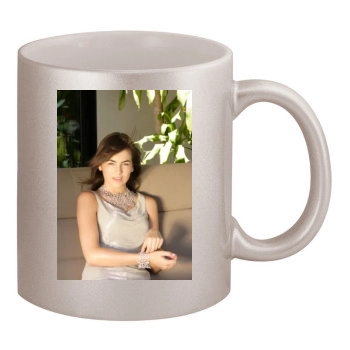 Camilla Belle 11oz Metallic Silver Mug