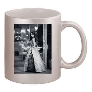 Camilla Belle 11oz Metallic Silver Mug