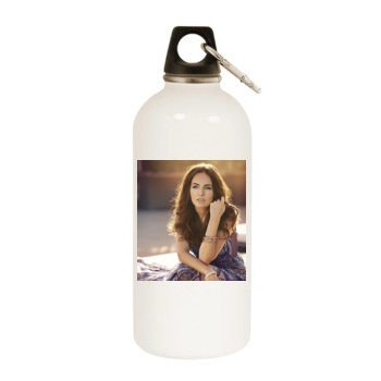 Camilla Belle White Water Bottle With Carabiner