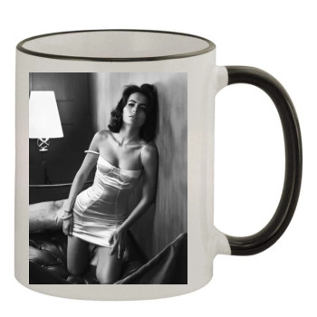 Camilla Belle 11oz Colored Rim & Handle Mug