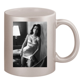 Camilla Belle 11oz Metallic Silver Mug