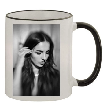 Camilla Belle 11oz Colored Rim & Handle Mug