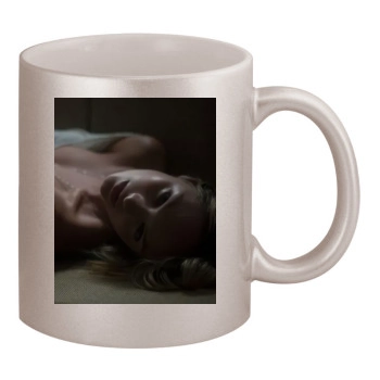 Candice Swanepoel 11oz Metallic Silver Mug