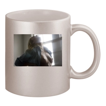 Candice Swanepoel 11oz Metallic Silver Mug