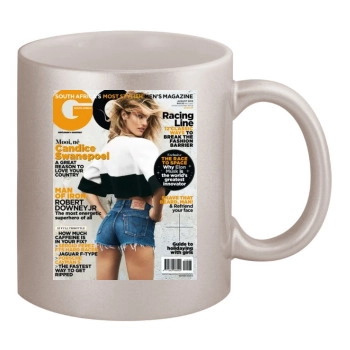 Candice Swanepoel 11oz Metallic Silver Mug