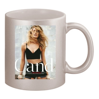 Candice Swanepoel 11oz Metallic Silver Mug