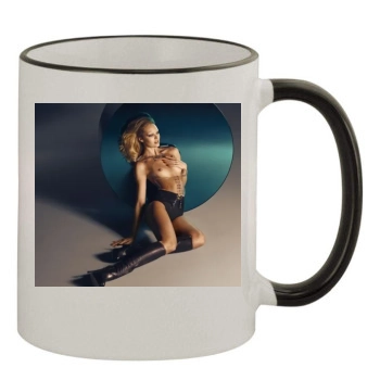 Candice Swanepoel 11oz Colored Rim & Handle Mug