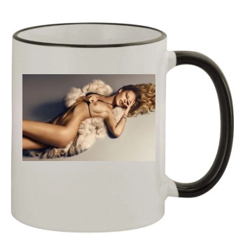 Candice Swanepoel 11oz Colored Rim & Handle Mug