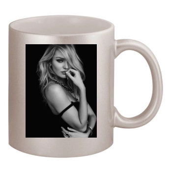 Candice Swanepoel 11oz Metallic Silver Mug