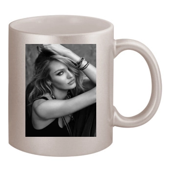 Candice Swanepoel 11oz Metallic Silver Mug