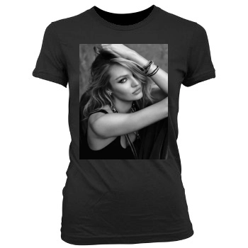 Candice Swanepoel Women's Junior Cut Crewneck T-Shirt