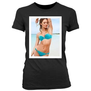 Candice Swanepoel Women's Junior Cut Crewneck T-Shirt