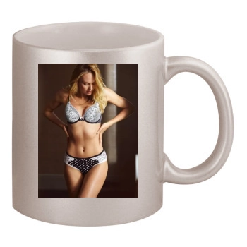 Candice Swanepoel 11oz Metallic Silver Mug