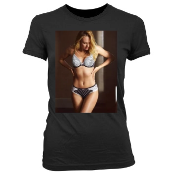 Candice Swanepoel Women's Junior Cut Crewneck T-Shirt