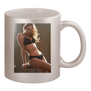 Candice Swanepoel 11oz Metallic Silver Mug