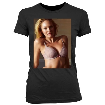 Candice Swanepoel Women's Junior Cut Crewneck T-Shirt