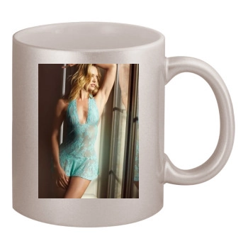 Candice Swanepoel 11oz Metallic Silver Mug