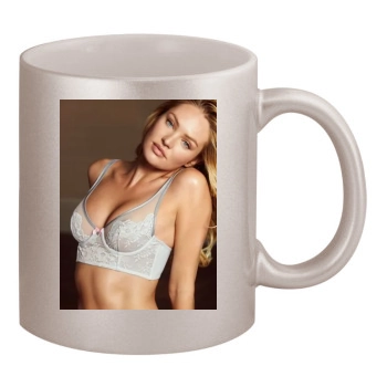 Candice Swanepoel 11oz Metallic Silver Mug