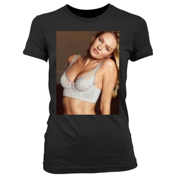 Candice Swanepoel Women's Junior Cut Crewneck T-Shirt