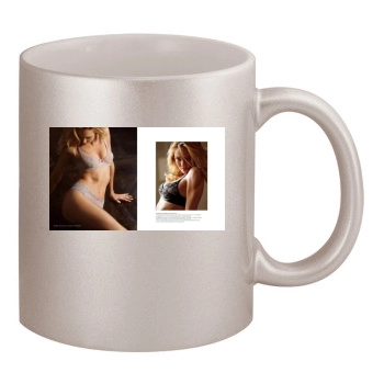 Candice Swanepoel 11oz Metallic Silver Mug