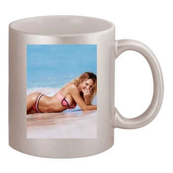 Candice Swanepoel 11oz Metallic Silver Mug