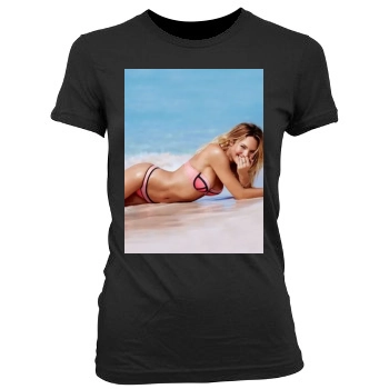 Candice Swanepoel Women's Junior Cut Crewneck T-Shirt