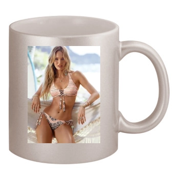 Candice Swanepoel 11oz Metallic Silver Mug