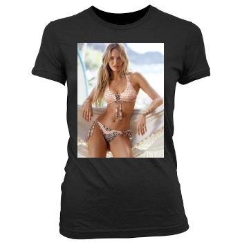 Candice Swanepoel Women's Junior Cut Crewneck T-Shirt