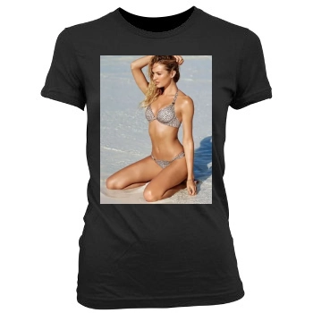 Candice Swanepoel Women's Junior Cut Crewneck T-Shirt