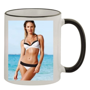 Candice Swanepoel 11oz Colored Rim & Handle Mug