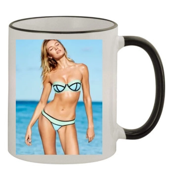 Candice Swanepoel 11oz Colored Rim & Handle Mug